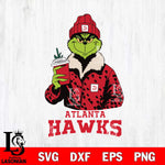 Atlanta Hawks Grinch Leopard Svg Eps Dxf Png File, Digital Download, Instant Download