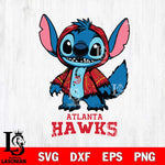 Atlanta Hawks Stitch Halloween Svg Eps Dxf Png File, NBA svg, Digital Download, Instant Download