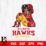 Atlanta Hawks #1 beauty Black Fan Girl