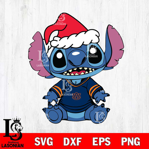 Auburn Tigers Baby Stitch Christmas Svg Eps Dxf Png File, Digital Download, Instant Download