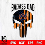 Auburn Tigers Badass Dad Svg Eps Dxf Png File, Digital Download, Instant Download