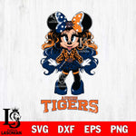 Auburn Tigers Beauty Minnie Mouse Svg Eps Dxf Png File, Digital Download, Instant Download