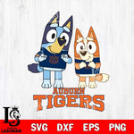 Auburn Tigers Bluey & Bingo 6 Svg Eps Dxf Png File, NCAA svg, Digital Download, Instant Download