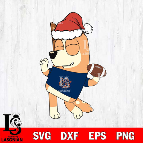 Auburn Tigers Bluey Chilli Christmas Svg Eps Dxf Png File, Digital Download, Instant Download