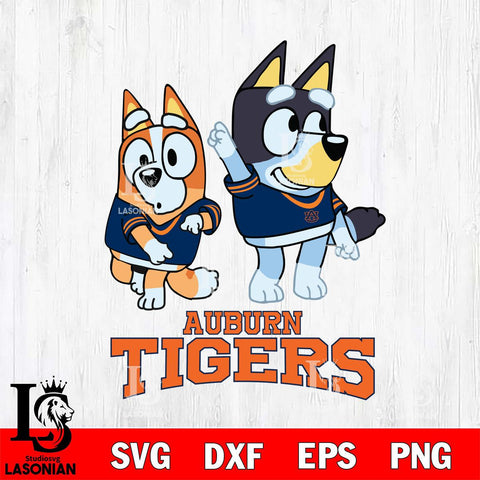 Auburn Tigers Bluey Chilli Mode Dance Svg Eps Dxf Png File, Digital Download, Instant Download