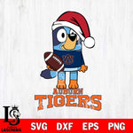 Auburn Tigers Bluey Christmas Svg Eps Dxf Png File, Digital Download