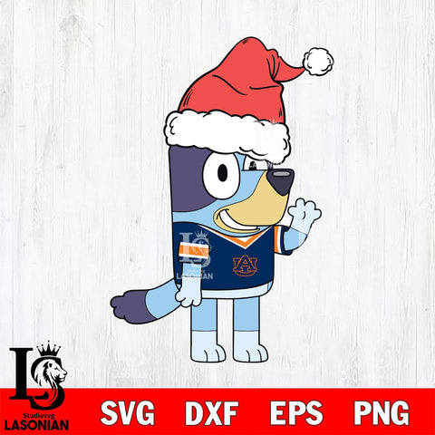 Auburn Tigers Bluey Christmas Svg Eps Dxf Png File, Digital Download, Instant Download