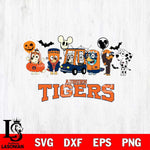 Auburn Tigers Bluey Halloween Svg Eps Dxf Png File, Digital Download, Instant Download