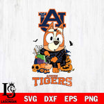 Auburn Tigers Bluey Halloween NCAA Svg Eps Dxf Png File, Digital Download, Instant Download