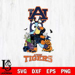 Auburn Tigers Bluey Halloween NCAA 2 Svg Eps Dxf Png File, Digital Download, Instant Download