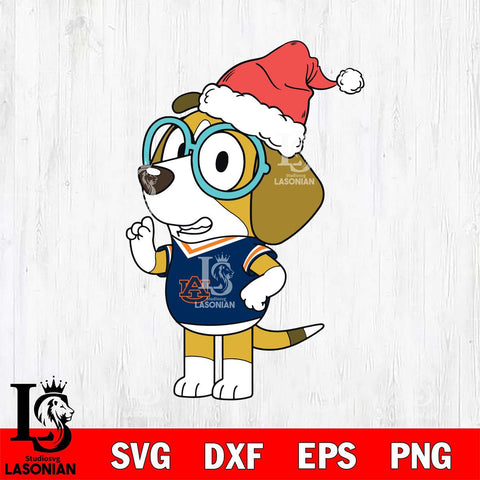 Auburn Tigers Bluey Honey Christmas Svg Eps Dxf Png File, Digital Download, Instant Download