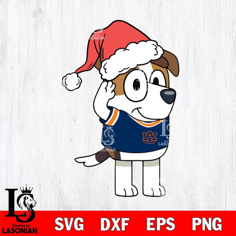 Auburn Tigers Bluey Jack Christmas Svg Eps Dxf Png File, Digital Download, Instant Download