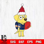 Auburn Tigers Bluey Lucky Christmas Svg Eps Dxf Png File, Digital Download, Instant Download