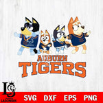 Auburn Tigers Bluey Mode Dance Squats Svg Eps Dxf Png File, Digital Download, Instant Download