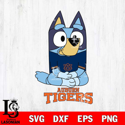 Auburn Tigers Bluey Styles Football Svg Eps Dxf Png File,NCAA Svg Files,Bluey svg ,Digital Download ,Instant Download, Cricut File