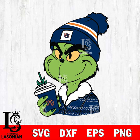 Auburn Tigers Boujee Grinch Svg Eps Dxf Png File, Digital Download, Instant Download