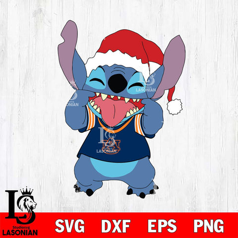 Auburn Tigers Christmas Stitch Disney Svg Eps Dxf Png File, Digital Download, Instant Download