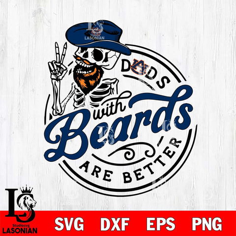 Auburn Tigers Dad With Beard Are Better Svg Eps Dxf Png File, Digital Download, Instant Download