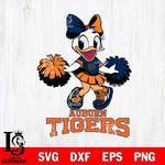 Auburn Tigers Daisy Duck Cheerleader Disney, Svg Eps Dxf Png File, Digital Download