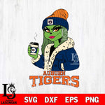 Auburn Tigers Girls Grinch Bougie Svg Eps Dxf Png File, Digital Download, Instant Download