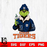 Auburn Tigers Grinch Leopard Svg Eps Dxf Png File, Digital Download, Instant Download