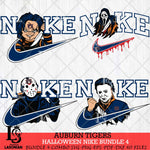 Auburn Tigers Halloween Nike NCAA Bundle 4 Svg Eps Dxf Png File, Digital Download, Instant Download