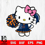 Auburn Tigers Hello Kitty Cheerleader 12 Svg Eps Dxf Png File, Digital Download, Instant Download