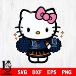 Auburn Tigers Hello Kitty Cheerleader Svg Eps Dxf Png File, Digital Download, Instant Download