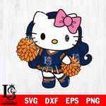 Auburn Tigers Hello Kitty Cheerleader 7 Svg Eps Dxf Png File, Digital Download, Instant Download