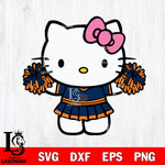 Auburn Tigers Hello Kitty Cheerleader 9 Svg Eps Dxf Png File, Digital Download, Instant Download