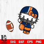 Auburn Tigers Hello Kitty sport 12 Svg Eps Dxf Png File, NCAA svg, Digital Download, Instant Download