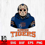 Auburn Tigers Jason Voorhees 4 Svg Eps Dxf Png File, Digital Download