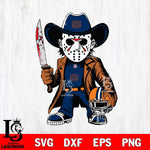 Auburn Tigers Jason Voorhees Horror Svg Eps Dxf Png File, NCAA svg, Digital Download, Instant Download