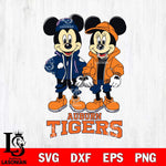 Auburn Tigers Mickey Minnie Mouse Football Svg Eps Dxf Png File, NCAA svg , File Cut , Digital Download , Instant Download, Cut Svg Files