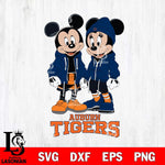 Auburn Tigers Mickey Minnie Mouse Rugby Svg Eps Dxf Png File, NCAA svg , File Cut , Digital Download , Instant Download, Cut Svg Files