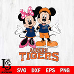 Auburn Tigers Mickey Minnie Mouse Sport Svg Eps Dxf Png File, NCAA svg , File Cut , Digital Download , Instant Download, Cut Svg Files