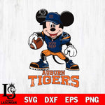 Auburn Tigers Mikey Mouse Disney, Svg Eps Dxf Png File, Digital Download