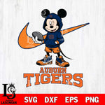 Auburn Tigers Mikey Mouse Disney NIKE, Svg Eps Dxf Png File, Digital Download