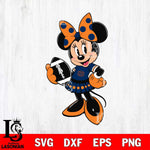 Auburn Tigers Minnie Mouse Svg Eps Dxf Png File, NCAA svg, Digital Download, Instant Download