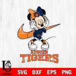 Auburn Tigers Minnie Mouse Dancing NIKE, Svg Eps Dxf Png File, Digital Download