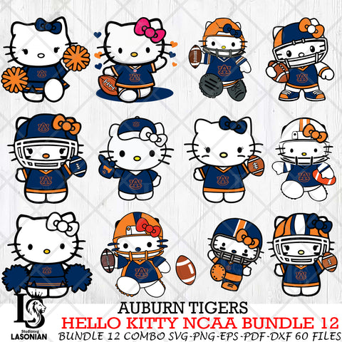 Auburn Tigers NCAA Bundle 12 Svg Eps Dxf Png File, NCAA svg, Digital Download, Instant Download