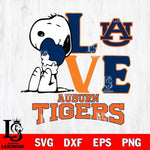 Auburn Tigers Snoopy Sport 10 Svg Eps Dxf Png File, Digital Download