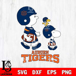 Auburn Tigers Snoopy Sport Svg Eps Dxf Png File, Digital Download