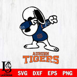 Auburn Tigers Snoopy Sport 3 Svg Eps Dxf Png File, Digital Download