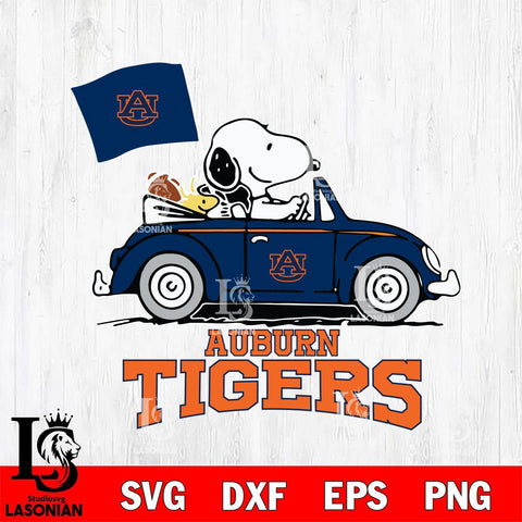 Auburn Tigers Snoopy Sport 5 Svg Eps Dxf Png File, Digital Download