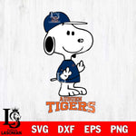 Auburn Tigers Snoopy Sport 8 Svg Eps Dxf Png File, Digital Download