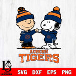 Auburn Tigers Snoopy Sport 9 Svg Eps Dxf Png File, Digital Download