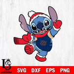 Auburn Tigers Stitch Disney Christmas Svg Eps Dxf Png File, Digital Download, Instant Download