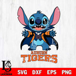 Auburn Tigers Stitch Vampire halloween Svg Eps Dxf Png File, NCAA svg, Digital Download, Instant Download