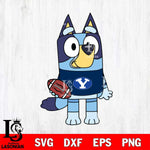 BYU Cougars Bluey 2 Svg Eps Dxf Png File, Digital Download, Instant Download